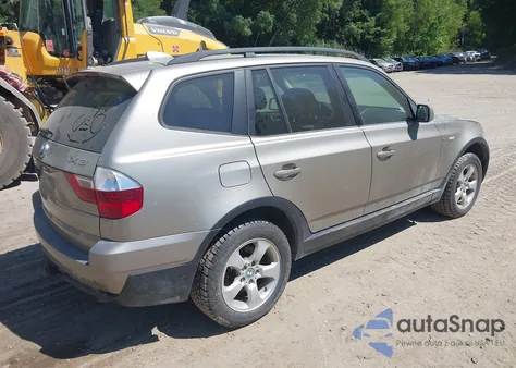 2008 BMW X3 3.0Si из США, поврежденный, VIN WBXPC93498WJ16611